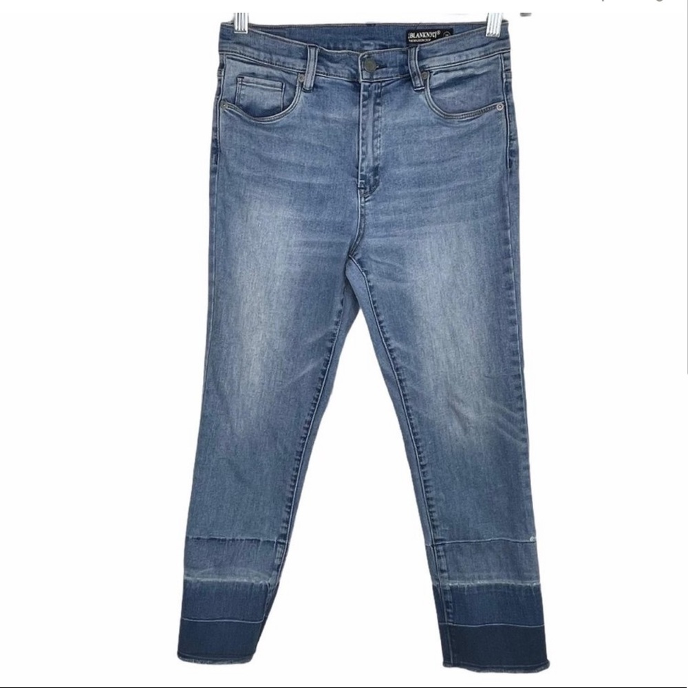 Blank NYC The Madison High Rise Crop Jeans Ombre